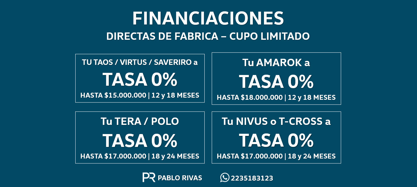FINANCIA TU 0KM O USADO